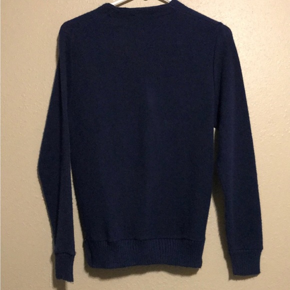 Vintage Haymaker Navy Blue Button Cardigan Sweater Adult Size 34 USA Made - Picture 5 of 6